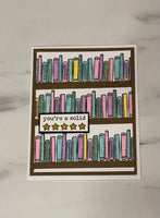 Bookish Card (Pastel)