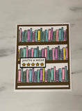 Bookish Card (Pastel)