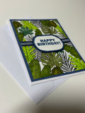 Tropical Leaf Birthday Card