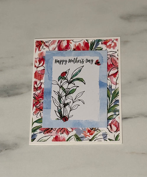 Watercolour Mother’s Day Card