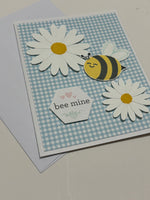 Bee Mine Daisy Valentine’s Day Card