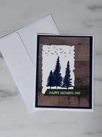 Rustic Tree Father’s Day Card