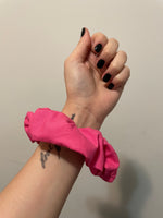 Hot Pink Zipper Scrunchie