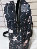 Dark Kitty Sling Over the Shoulder Bag