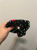 Cherry Zipper Scrunchie