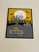 Graveyard Halloween Card