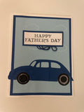 Blue Car Father’s Day Card