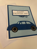 Blue Car Father’s Day Card