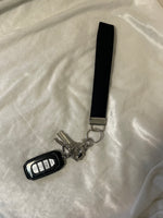 Black Keychain Wristlet