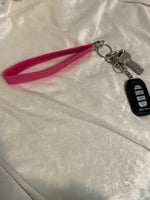 Pink Keychain Wristlet