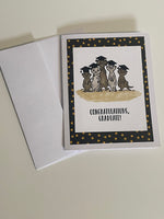 Meerkat Graduation Card