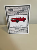 Red Mustang Father’s Day Card