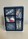 Blue Tackle Box Father’s Day Card