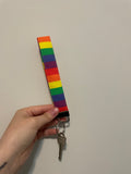 Pride Rainbow Keychain Wristlet