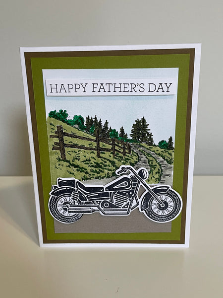 Scenic Motorcycle Card