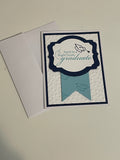 Blue Graduation Card