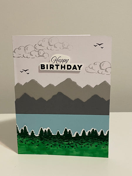 Mountain Birthday Card