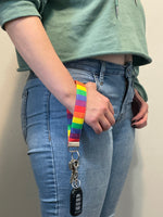 Pride Rainbow Keychain Wristlet