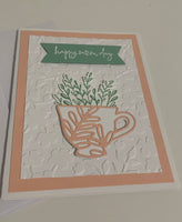 Planted Tea Cup Mother’s Day Card