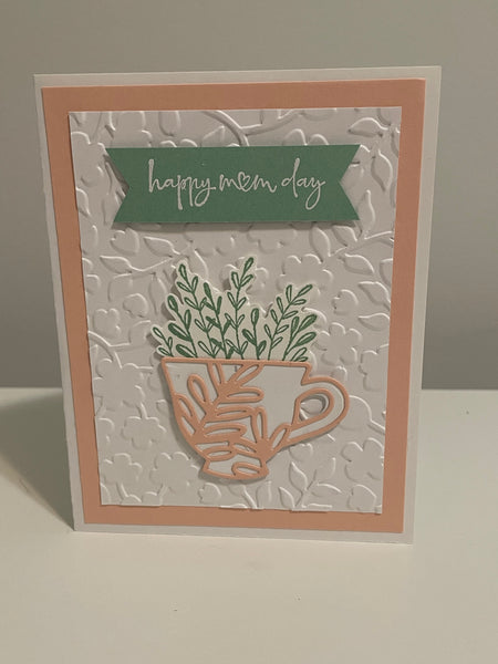 Planted Tea Cup Mother’s Day Card