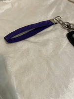 Purple Keychain Wristlet