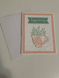 Planted Tea Cup Mother’s Day Card