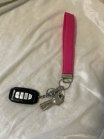 Pink Keychain Wristlet