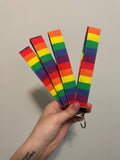 Pride Rainbow Keychain Wristlet