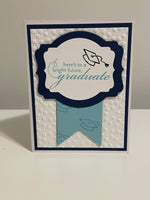 Blue Graduation Card