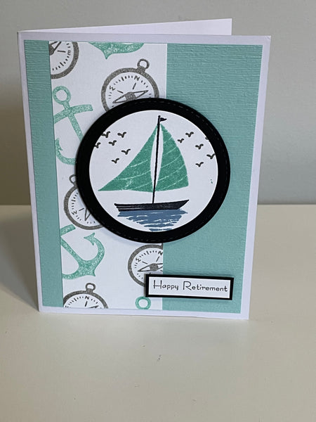 Sail Boat Retirement Card