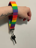 Pride Rainbow Keychain Wristlet