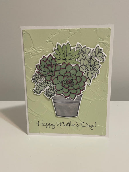 Succulent Mother’s Day Card