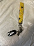 Bee Keychain Wristlet