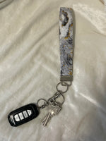 Marble Keychain Wristlet