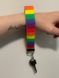 Pride Rainbow Keychain Wristlet