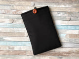 Plain Black Book Sleeve