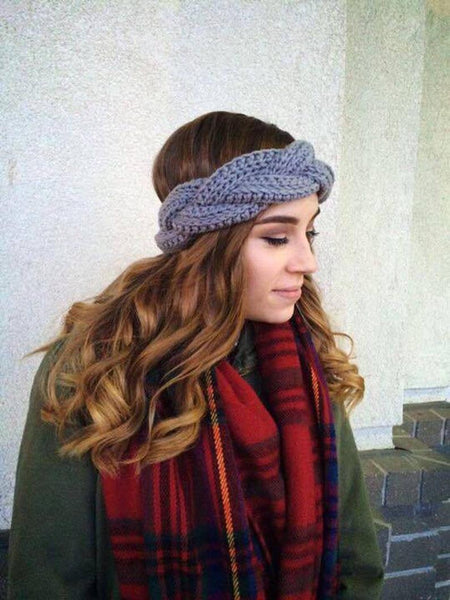 Braided Style Crochet Headband