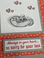 Cat Loss of Pet Card