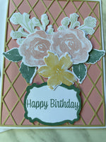 Lattice Birthday Card