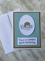 Otterly Great Birthday Card