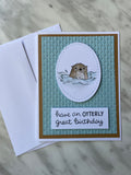 Otterly Great Birthday Card