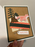 Hello Baby Fox Card