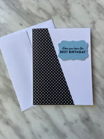 Set of 6 Black and White Cards