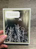 Metallic Day to Remember Card