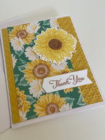 Sunflower Thank You Card