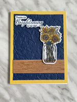 Sunflower Thank You Card