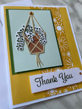 Hanging Basket Thank You Card