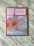 Wonderful Flower Card