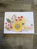 Thank You Sunflower Card