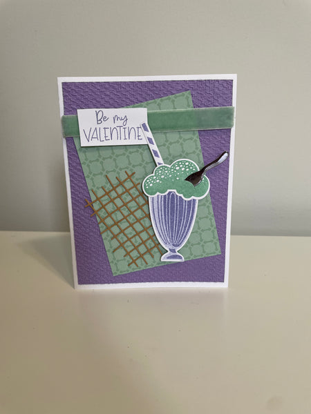 Milkshake Valentine’s Day Card